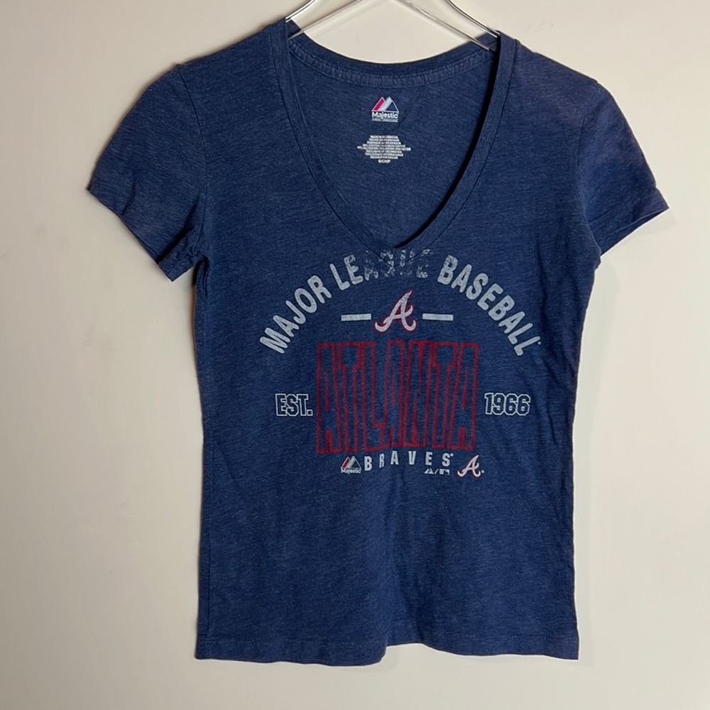Atlanta Braves MLB Short Sleeve Shirt Small✨
